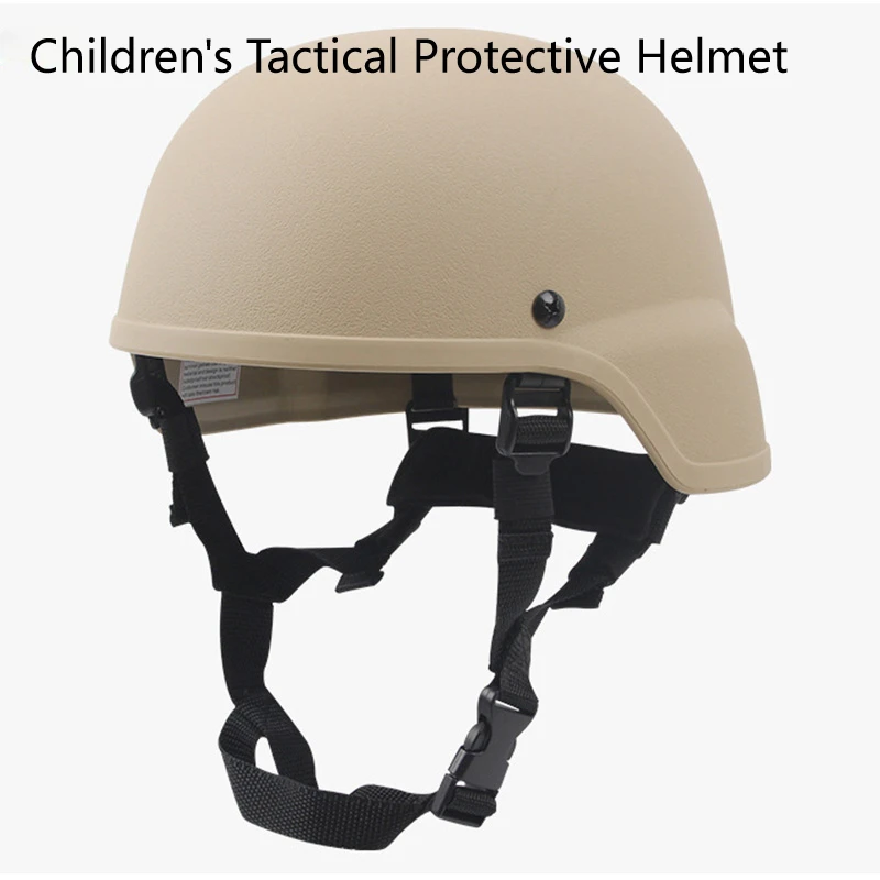 Outdoor Hunting Games For Kids - 子供用タクティカルヘルメット、CSゲーム用、プラスチック製、頭部保護具、狩猟やトレーニングに最適、軽量でアウトドアアクティビティに最適。