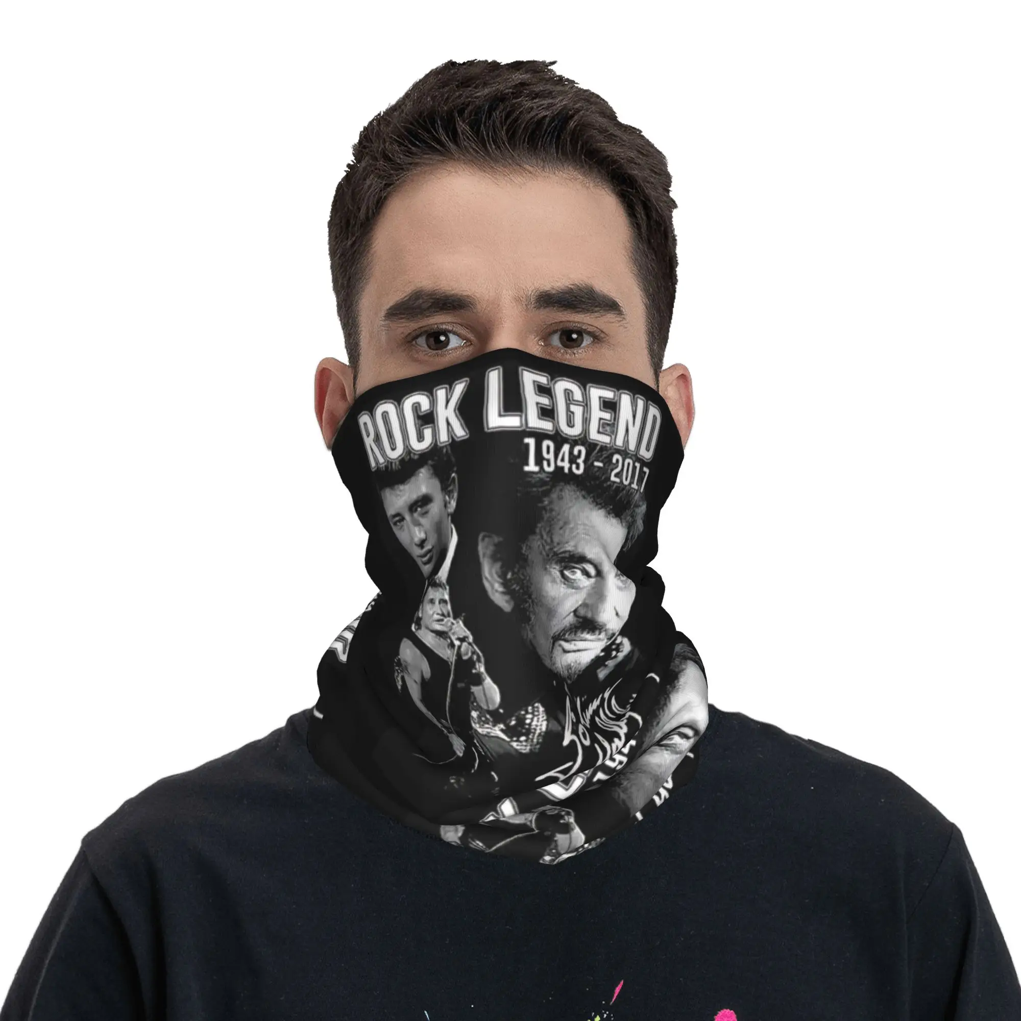 ジョニー・アリデイ フランスのロック歌手 冬用ヘッドバンド  - Outdoor Hunting Prints のレビューと価格