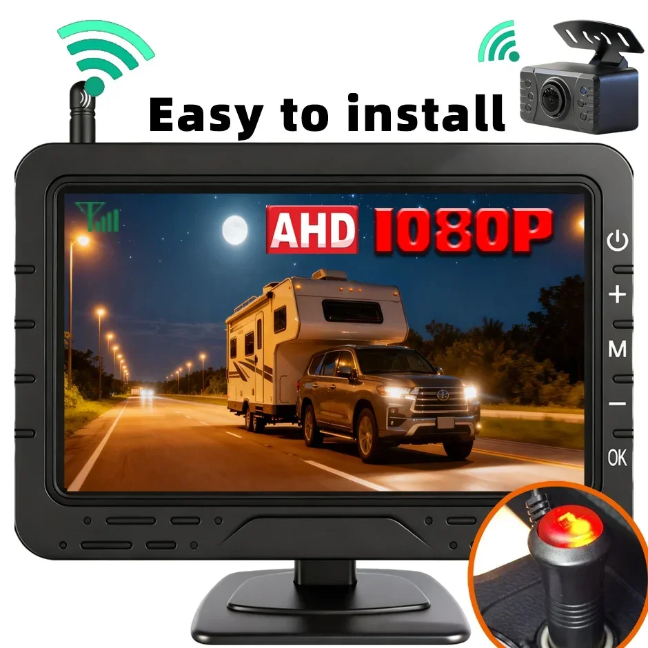 HDワイヤレス4.3インチ駐車監視カメラ AHD1080P  - Trail Camera Infrared のレビューと価格