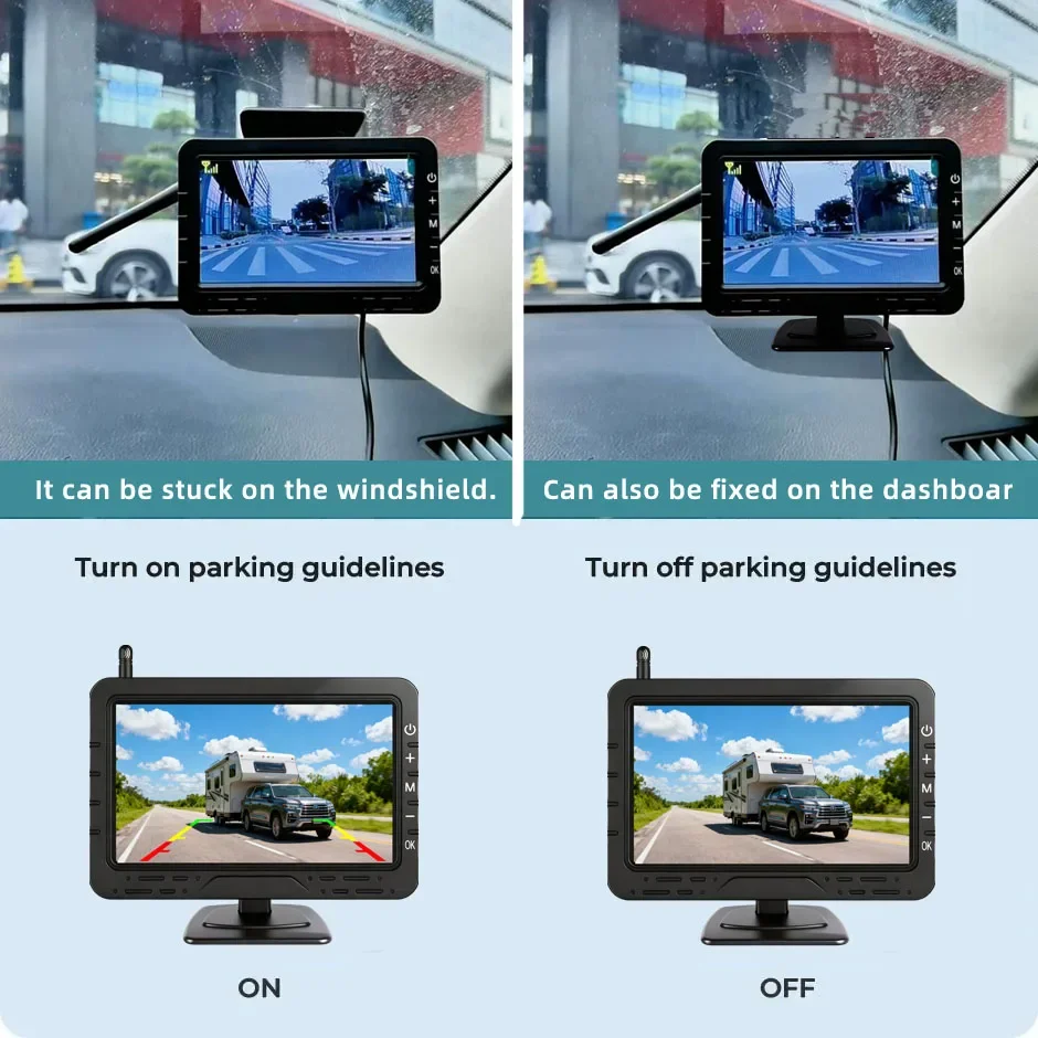 HDワイヤレス4.3インチ駐車監視カメラ AHD1080P  - Trail Camera Infrared のレビューと価格