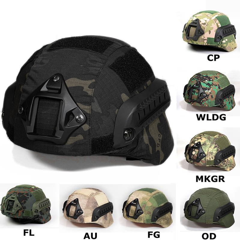 戦術的な MICH2000 ヘルメットカバー狩猟ギアヘルメッ - Camo Face Paint のレビューと価格