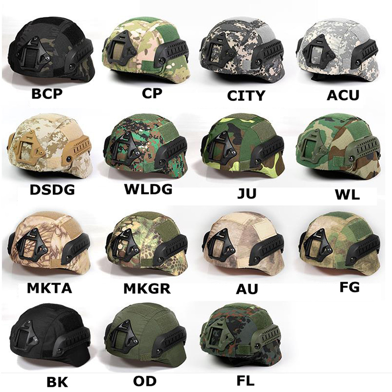 戦術的な MICH2000 ヘルメットカバー狩猟ギアヘルメッ - Camo Face Paint のレビューと価格